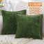 Chenille Cushion Cover Green Throw Pillow Covers Decorative Pillows for Sofa Living Room Home Decoration Back Cushion Luxury Red - Slobuy