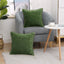Chenille Cushion Cover Green Throw Pillow Covers Decorative Pillows for Sofa Living Room Home Decoration Back Cushion Luxury Red - Slobuy