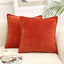 Chenille Cushion Cover Green Throw Pillow Covers Decorative Pillows for Sofa Living Room Home Decoration Back Cushion Luxury Red - Slobuy