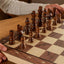 Chess Set - Magnetic Foldable Portable Solid Wood Chess Board - Educational Games for Students and Kids - Christmas Gift - Slobuy