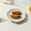 Chic Daisy Design Ceramic Plate - Home Tea Time Dessert Plate, INS Style Dishware, Fresh and Delicate Dining Plate - Slobuy
