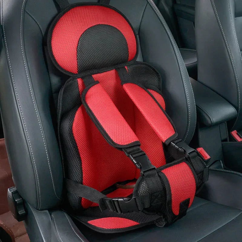 Child Safety Seat Mat for 6 Months To 12 Years Old Breathable Chairs Mats Baby Car Seat Cushion Adjustable Stroller Seat Pad - Slobuy