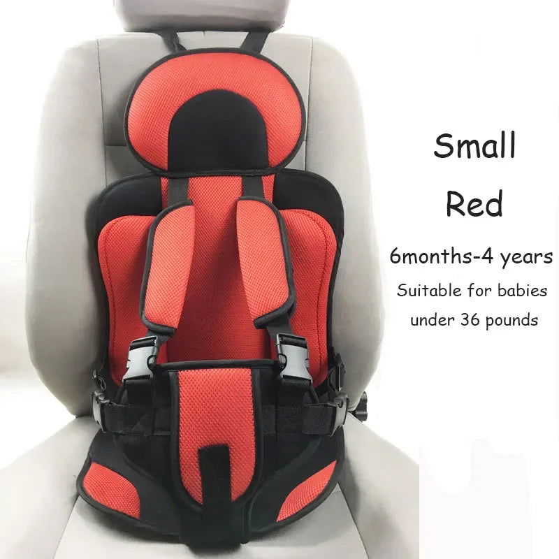 Child Safety Seat Mat for 6 Months To 12 Years Old Breathable Chairs Mats Baby Car Seat Cushion Adjustable Stroller Seat Pad - Slobuy