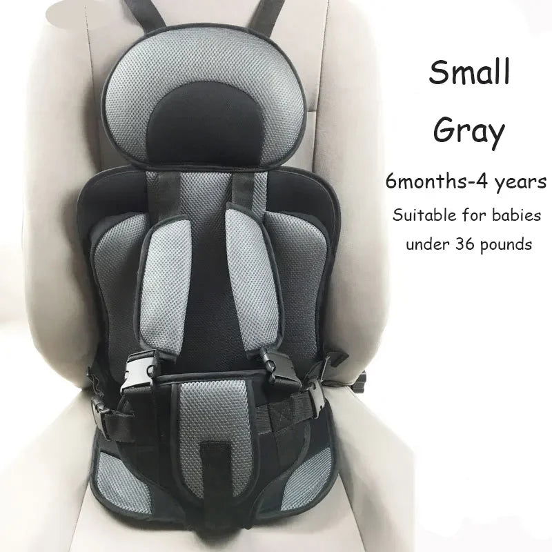 Child Safety Seat Mat for 6 Months To 12 Years Old Breathable Chairs Mats Baby Car Seat Cushion Adjustable Stroller Seat Pad - Slobuy