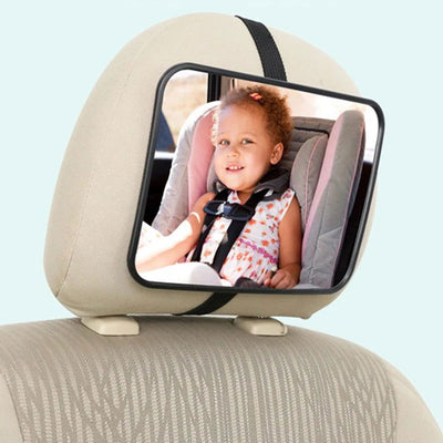 EAFC Adjustable Wide Car Rear Seat Mirror Baby/Child Seat Car Safety Mirror Monitor Square Safety Car Baby Mirror Car Interior - Slobuy