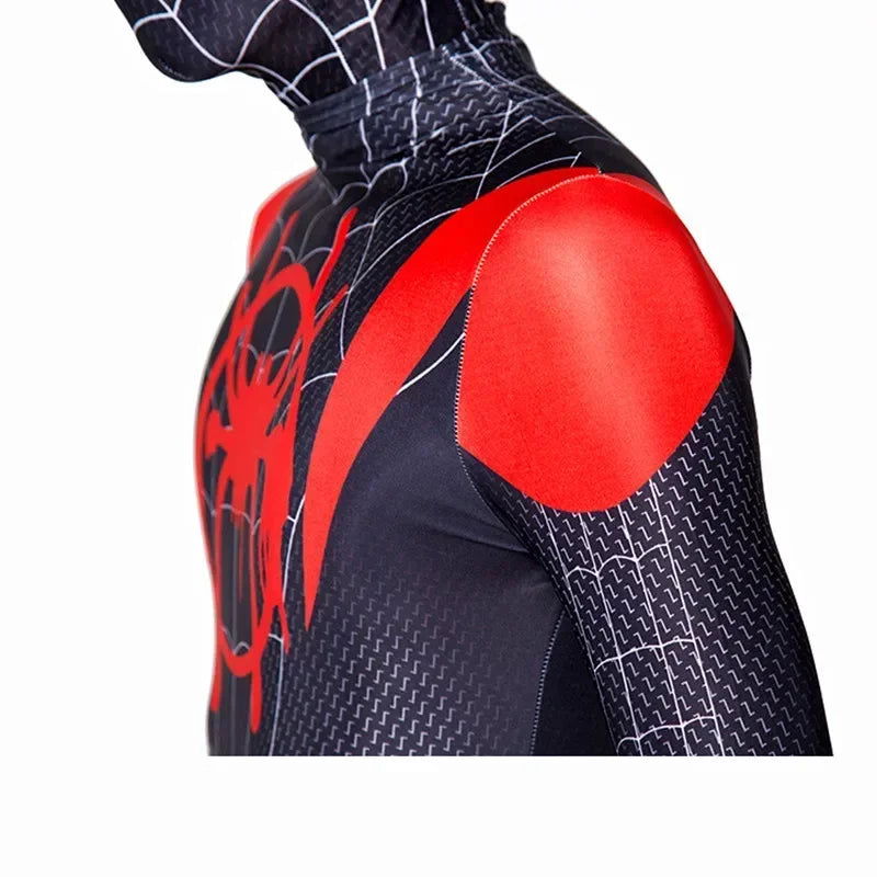 Child Spiderman Costume Peter Parker Bodysuit Halloween Boys Girls Play Movie Fan Cosplay Fantasy Costume - Slobuy