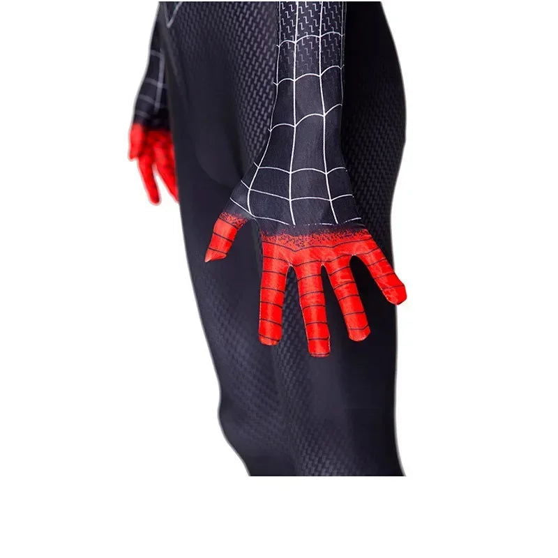 Child Spiderman Costume Peter Parker Bodysuit Halloween Boys Girls Play Movie Fan Cosplay Fantasy Costume - Slobuy
