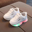 Child Sport Shoes Spring Luminous Fashion Breathable Kids Boys Net Shoes Girls LED Sneakers with Light Running Shoes Zapatillas - Slobuy