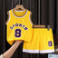 Children Basketball Uniform Set Breathable Teens Ball Clothes T Shirt Camisole + Shorts Pants Child Tracksuits 90-120cm - Slobuy