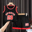 Children Basketball Uniform Set Breathable Teens Ball Clothes T Shirt Camisole + Shorts Pants Child Tracksuits 90-120cm - Slobuy