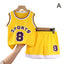 Children Basketball Uniform Set Breathable Teens Ball Clothes T Shirt Camisole + Shorts Pants Child Tracksuits 90-120cm - Slobuy