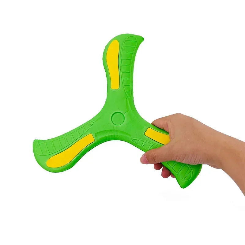 Children Boomerang Soft Three-leaf Cross Adult-kids Interactive Outdoor Toy Early Education Puzzle Decompression Gift - Slobuy