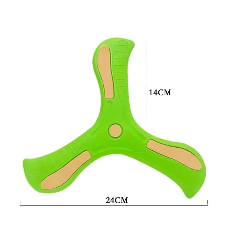 Children Boomerang Soft Three-leaf Cross Adult-kids Interactive Outdoor Toy Early Education Puzzle Decompression Gift - Slobuy