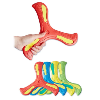 Children Boomerang Soft Three-leaf Cross Adult-kids Interactive Outdoor Toy Early Education Puzzle Decompression Gift - Slobuy