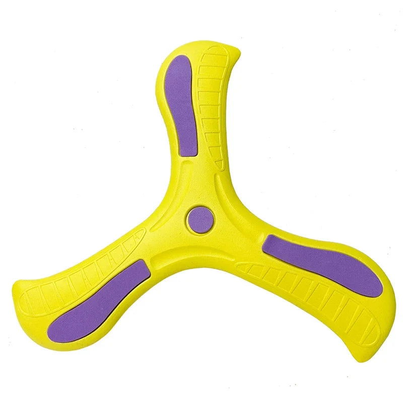 Children Boomerang Soft Three-leaf Cross Adult-kids Interactive Outdoor Toy Early Education Puzzle Decompression Gift - Slobuy