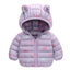 Children Boys Baby Hooded Lightweight Down Jackets Warm Outerwear Autumn Kids Girls Coats Cartoon Dinosaur Print Casual Clothing - Slobuy