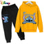 Children Boys Girls Stitch Hoodies Pants Set Boys Girls Stitch Sweatshirts Hooded Kids Fashion Stitch Pullovers Clothes Suit - Slobuy