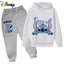 Children Boys Girls Stitch Hoodies Pants Set Boys Girls Stitch Sweatshirts Hooded Kids Fashion Stitch Pullovers Clothes Suit - Slobuy