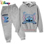 Children Boys Girls Stitch Hoodies Pants Set Boys Girls Stitch Sweatshirts Hooded Kids Fashion Stitch Pullovers Clothes Suit - Slobuy