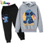 Children Boys Girls Stitch Hoodies Pants Set Boys Girls Stitch Sweatshirts Hooded Kids Fashion Stitch Pullovers Clothes Suit - Slobuy