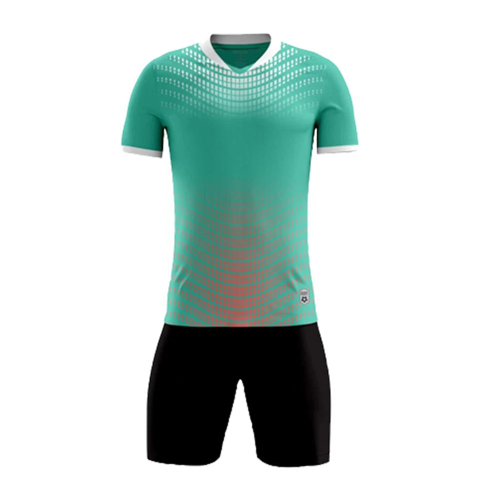 Children Football Jersey Set Men Boy Custom Soccer Uniform Outfit Kids School College Team Club Professional Training Clothes - Slobuy