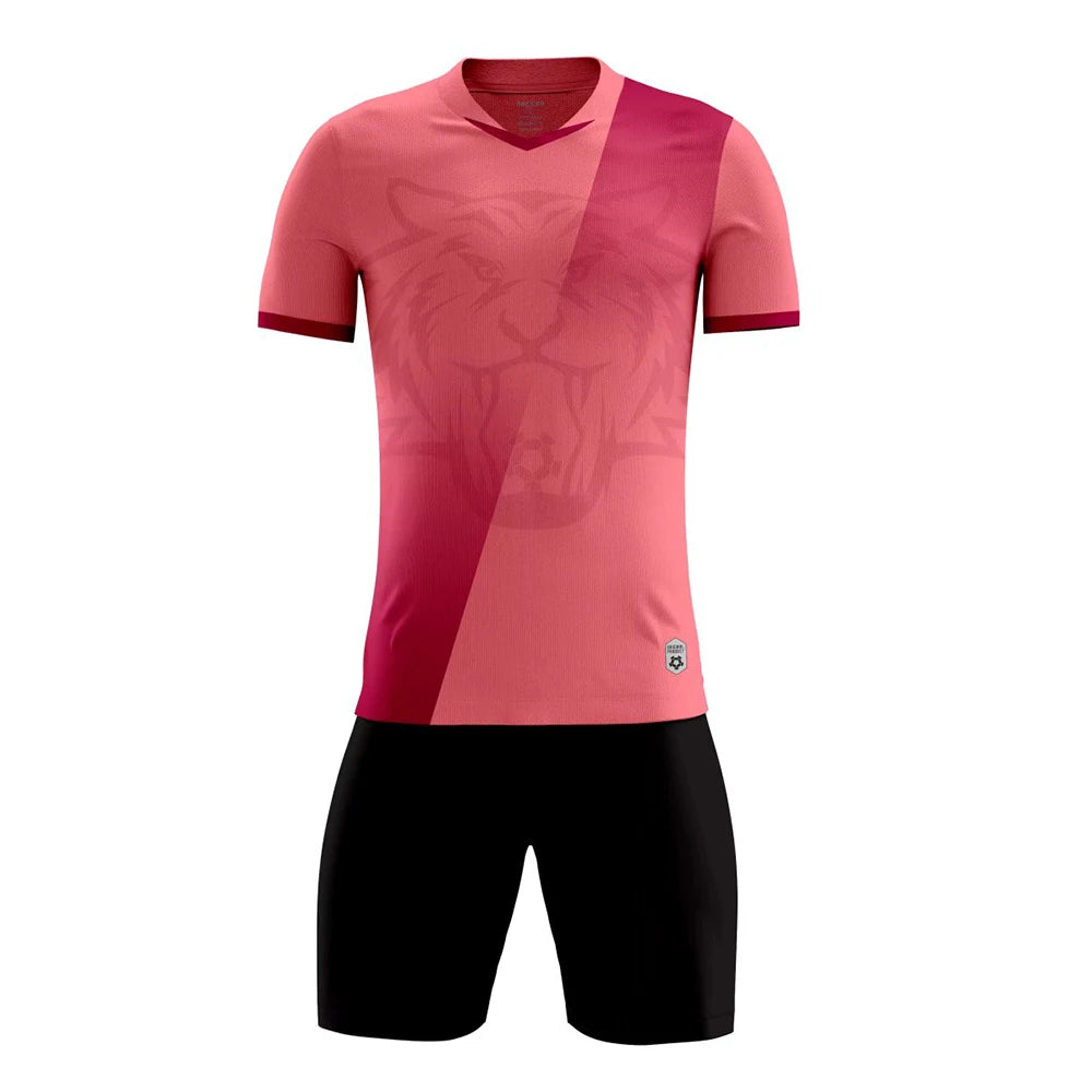Children Football Jersey Set Men Boy Custom Soccer Uniform Outfit Kids School College Team Club Professional Training Clothes - Slobuy
