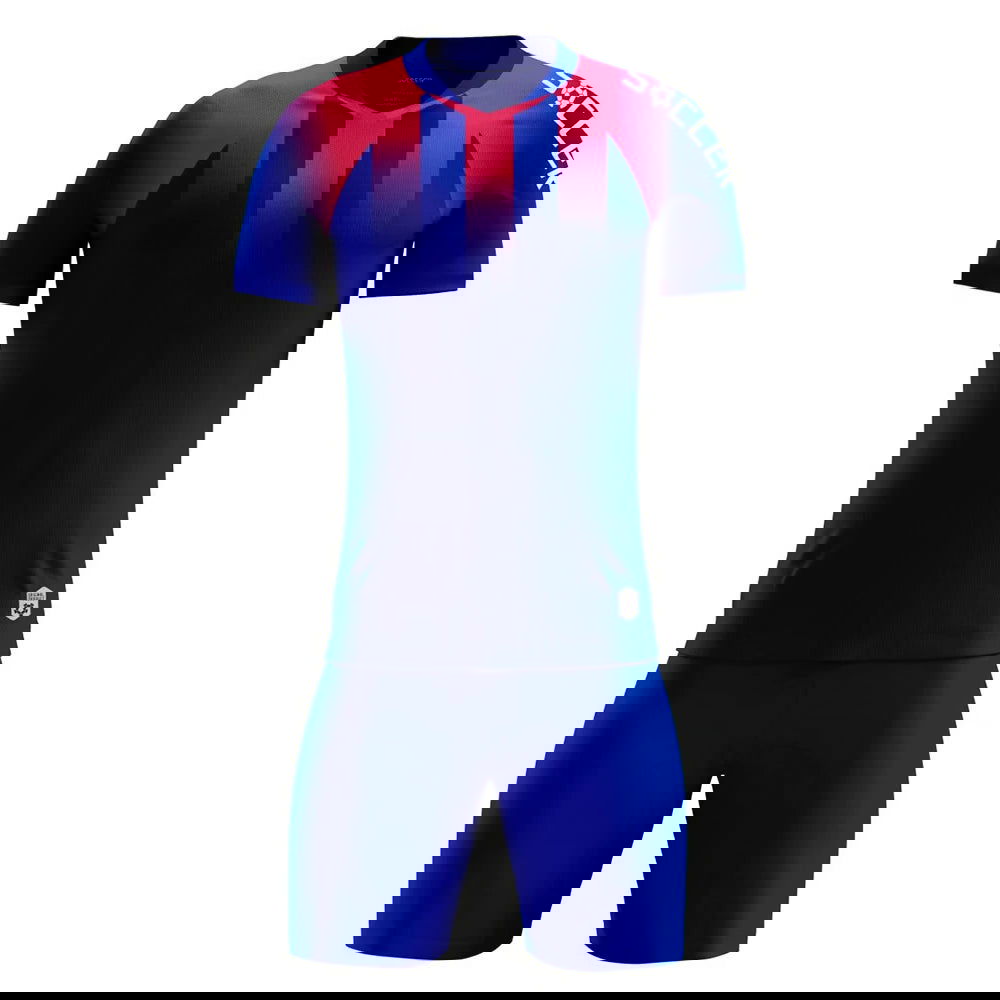 Children Football Jersey Set Men Boy Custom Soccer Uniform Outfit Kids School College Team Club Professional Training Clothes - Slobuy