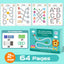 Children Montessori Drawing Toy Pen Control Training Color Shape Math Match Game Set Toddler Learning Activities Educational Toy - Slobuy