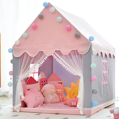 Children Play Tent Princess Castle House Child Room Cartoon Indoor Outdoor Playhouse Tent Toys Christmas Gifts for Boys Girls - Slobuy