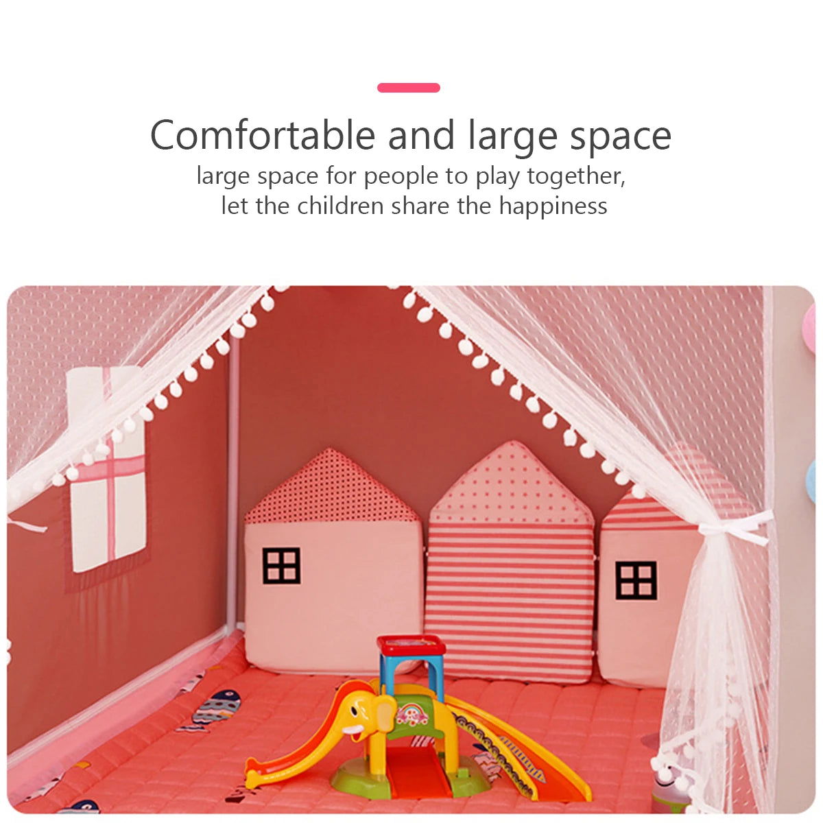 Children Play Tent Princess Castle House Child Room Cartoon Indoor Outdoor Playhouse Tent Toys Christmas Gifts for Boys Girls - Slobuy
