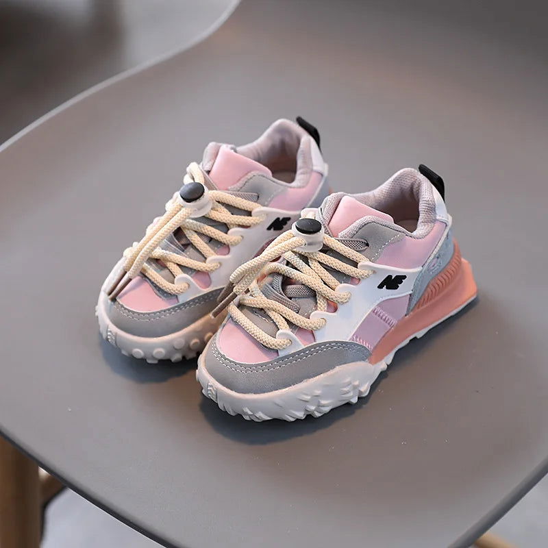 Children Spring Autumn Sneakers Boys Breathable Comfortable Running Shoes Girls Fashion Sports Casual Sneakers Baby Soft Shoes - Slobuy