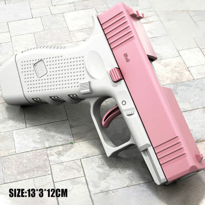 Children Water Storage Gun Pistol Shooting Toy Automatic Summer Outdoor Play Water Sports Beach Toys For Kids Boys Girls Adults - Slobuy
