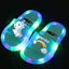 Children‘s Boys Girls Slippers Cartoon Unicorn Animals Prints Shoes Lighted Fashion Cute Shoes Bathroom Kids Toddler Slippers - Slobuy