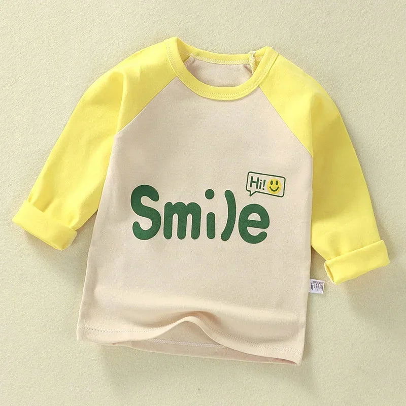 Children's Clothing Boys Girls T-Shirt kids clothes Cartoon Tops Long Sleeve Baby Clothing Autumn Winter Cotton Print Sweatshirt - Slobuy
