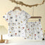 Children's Clothing Summer Short Sleeve Home Sleepwear Children Sets Kids Clothes Boy Girl T-shirt shorts Cotton Suit Baby - Slobuy
