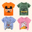 Children's Clothing T-Shirt  Kids Clothes Boys Girls Summer Cartoon Tops Short Sleeve Clothes 100% Cotton Baby Clothing - Slobuy