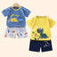 Children's Sets mother Kids Clothes Boys Girl T-shirt Shorts 2PCS Summer Cotton Short sleeve Baby Children Clothing Toddler Suit - Slobuy