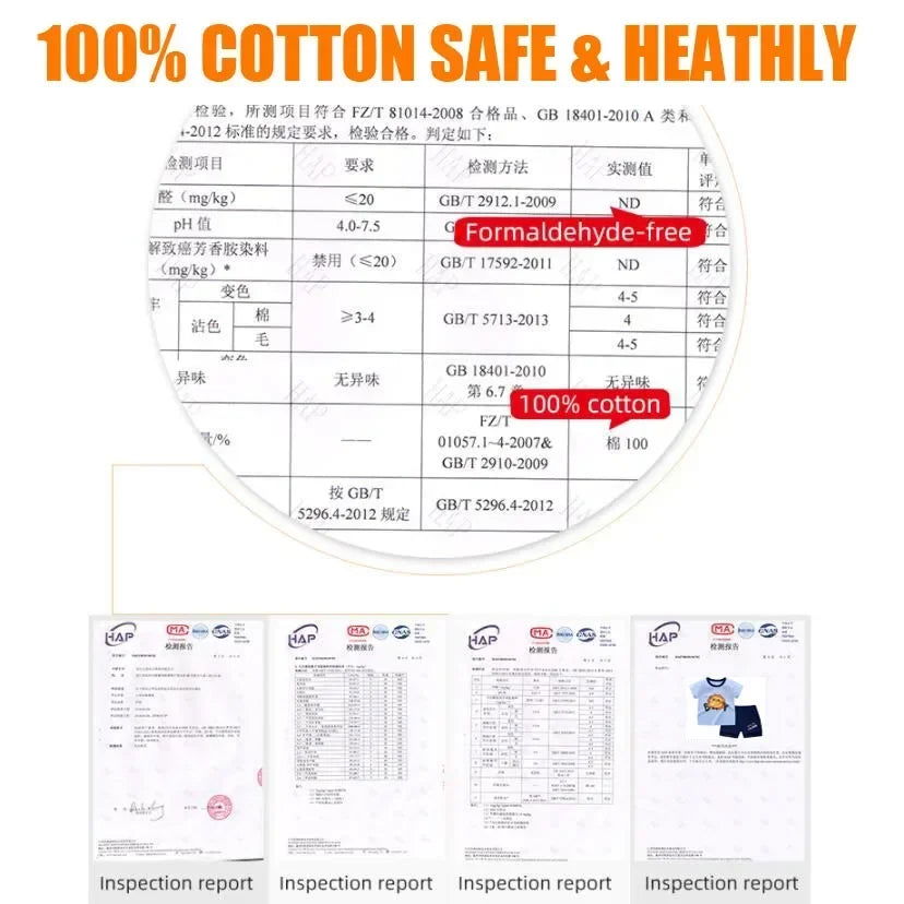 Children's Sets mother Kids Clothes Boys Girl T-shirt Shorts 2PCS Summer Cotton Short sleeve Baby Children Clothing Toddler Suit - Slobuy