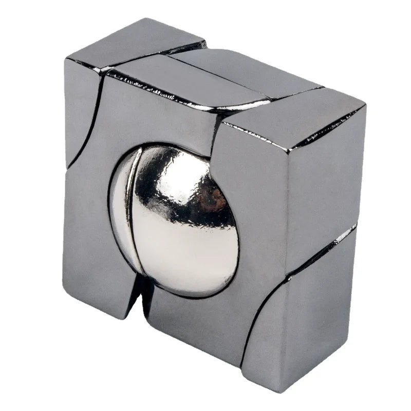 Classic IQ Metal Brain teaser Magic Baffling Puzzles Game Toys For Children Adults Funny Gifts Metal Puzzle - Slobuy