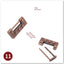 Classic IQ Metal Brain teaser Magic Baffling Puzzles Game Toys For Children Adults Funny Gifts Metal Puzzle - Slobuy