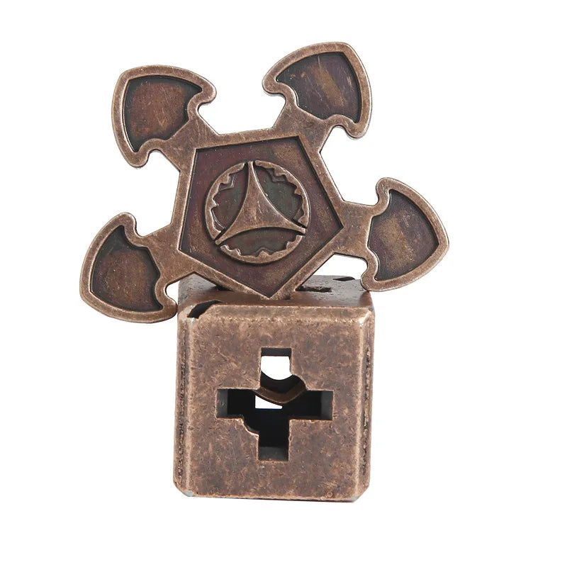 Classic IQ Metal Brain teaser Magic Baffling Puzzles Game Toys For Children Adults Funny Gifts Metal Puzzle - Slobuy