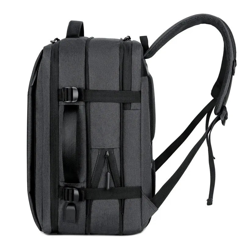 Classic Travel Backpack Men Business Backpack School Expandable USB Bag Large Capacity Laptop Waterproof Fashion Backpack - Slobuy