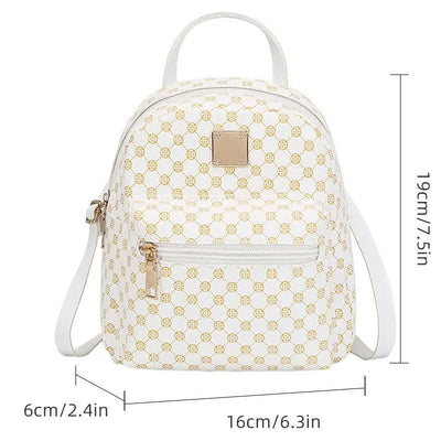 Classic Women Backpack Fashion School Bags Female Daily Shopping Girl Backpacks Schoolbags - Slobuy