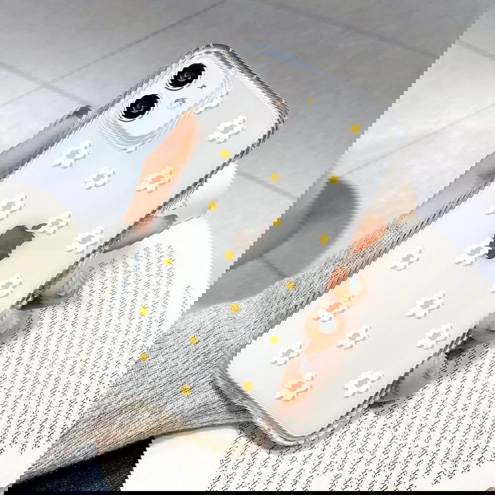 Clear Phone Case For iPhone 15 Case iPhone 13 14 11 12 15 Pro Max 12 13 Mini XR X XS Max 7 8 Plus SE Shockproof Love Heart Cover - Slobuy