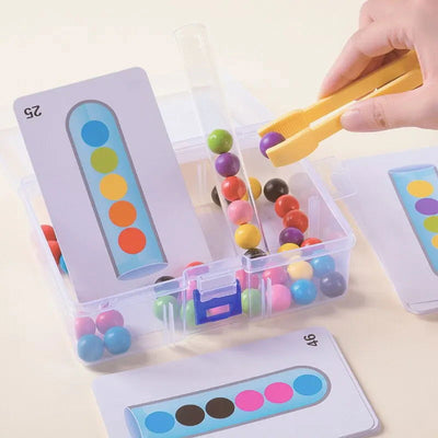 Clip Beads Test Tube Toy Children Logic Concentration Fine Motor Training Game Montessori Teaching Aids Educational Toy for Kids - Slobuy