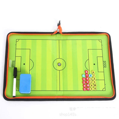 Coach Tactical Board Magnetic Zipper Football Tactical Board Coach Tactical Board Foldable Strategy Board with Pen Clipboard Hot - Slobuy