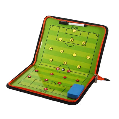 Coach Tactical Board Magnetic Zipper Football Tactical Board Coach Tactical Board Foldable Strategy Board with Pen Clipboard Hot - Slobuy