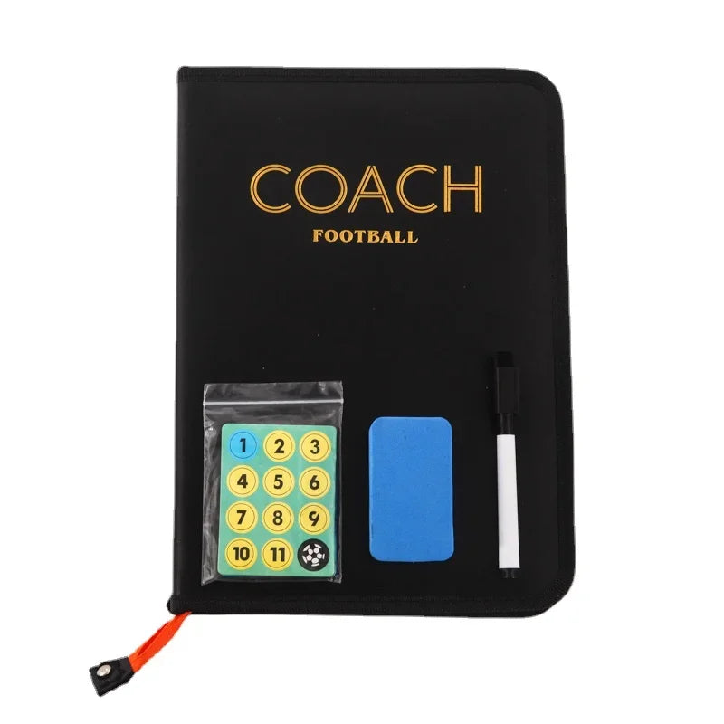 Coach Tactical Board Magnetic Zipper Football Tactical Board Coach Tactical Board Foldable Strategy Board with Pen Clipboard Hot - Slobuy