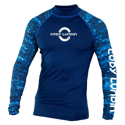 Cody lundin Men's Long Sleeve Shirt UPF 50+ UV Protection Sunscreen Sweatshirt for Hiking Running Workout Swim Surf Rash Gaurd - Slobuy
