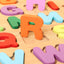 Colorful Alphabet Number Wooden Puzzles Kids Intelligent Matching Game Preschool Children Early Educational Toys - Slobuy